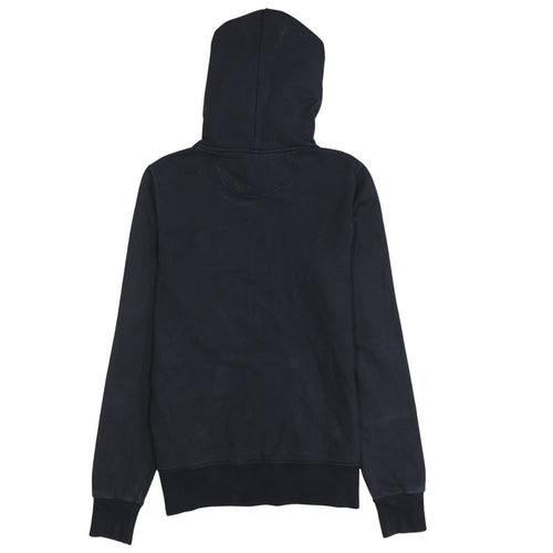 Champion Men's Black Pullover Hoodie Medium Embroidered Logo Sweatshirt