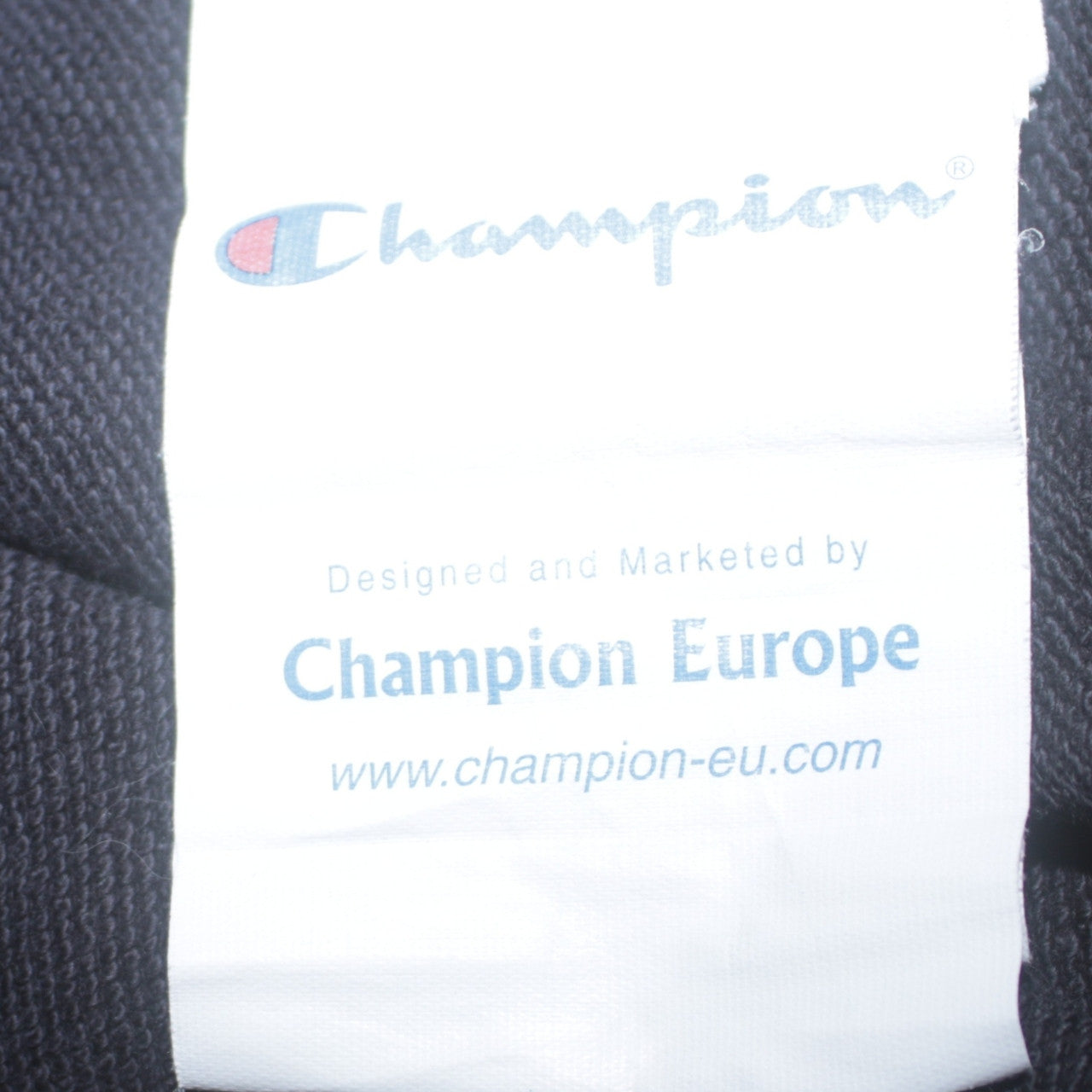 Champion Men's Black Pullover Hoodie Medium Embroidered Logo Sweatshirt