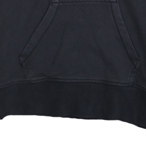 Champion Men's Black Pullover Hoodie Medium Embroidered Logo Sweatshirt