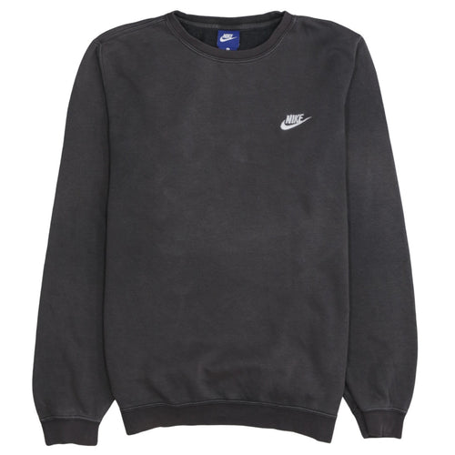 Nike Men's Grey Small Crew Neck Pullover Sweatshirt