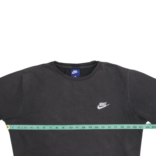 Nike Men's Grey Small Crew Neck Pullover Sweatshirt