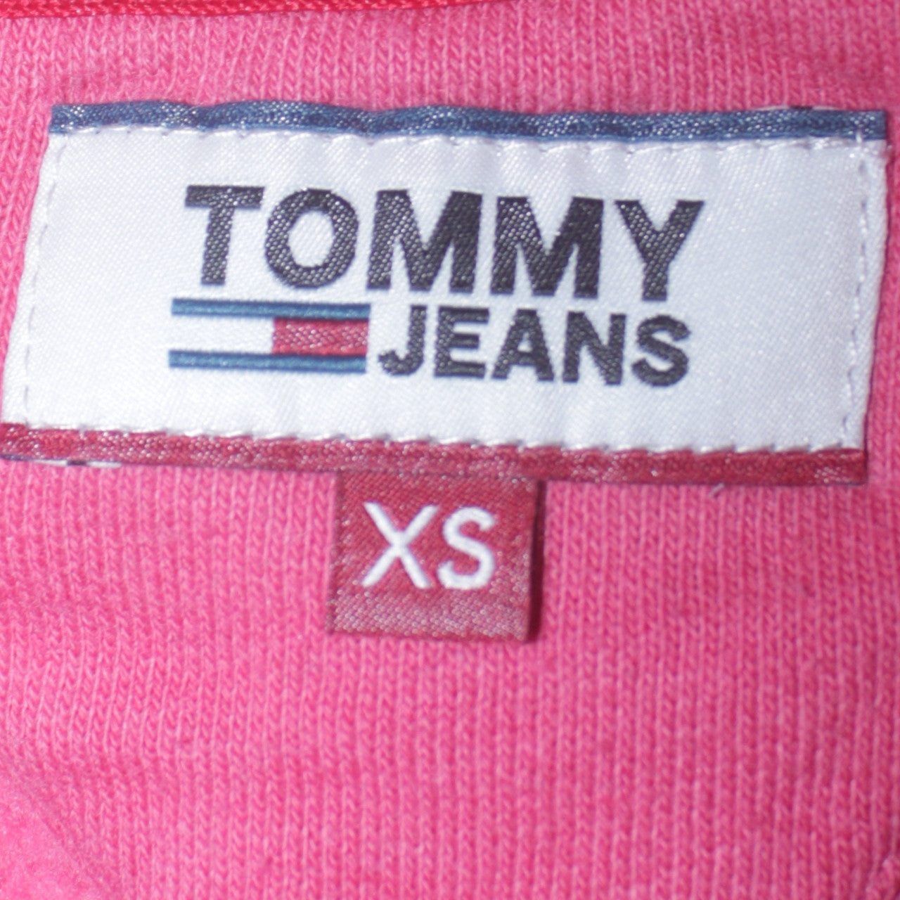 Tommy Jeans Women's Pink XS Pullover Sweatshirt NYC Logo