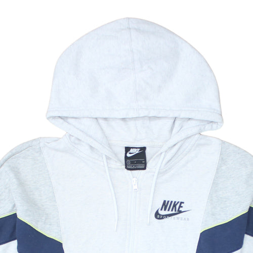 Nike Women’s Grey Full Zip Sportswear Hoodie Size S