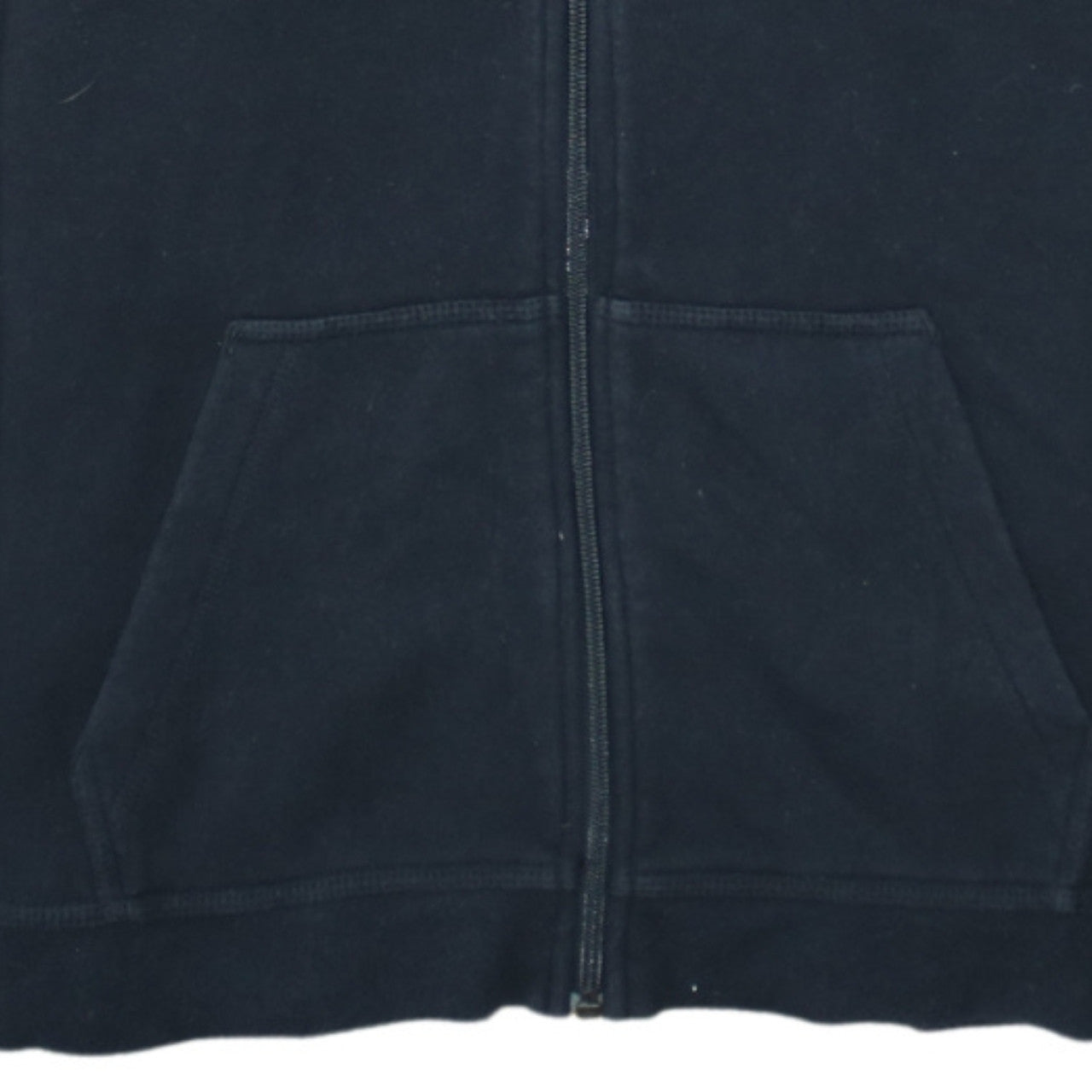 Nike Boys Black XL Full Zip Hoodie Sweatshirt Standard Fit Logo Detail