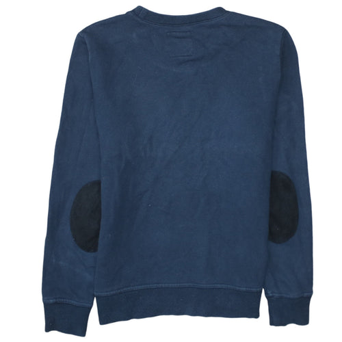 Levi's Womens Navy Blue Logo Crew Neck Sweatshirt Size 12