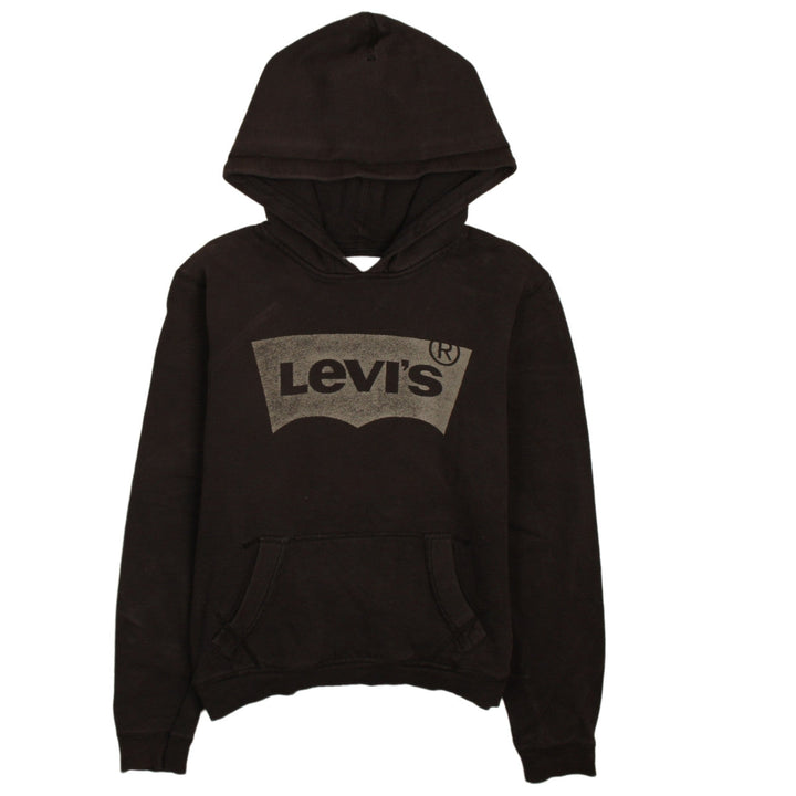 Levi's Womens Black Size 12 Pullover Hoodie Sweatshirt