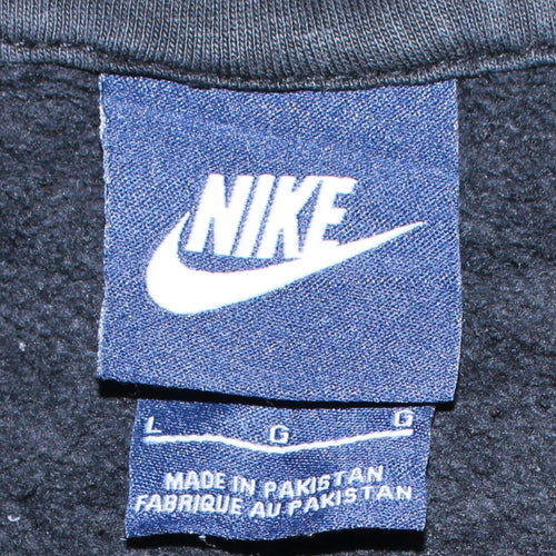 Nike Women's Black Pullover Hoodie Size L Drawstring Kangaroo Pocket