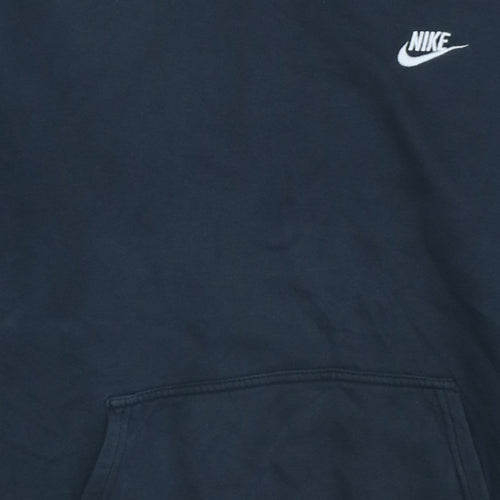 Nike Women's Black Pullover Hoodie Size L Drawstring Kangaroo Pocket