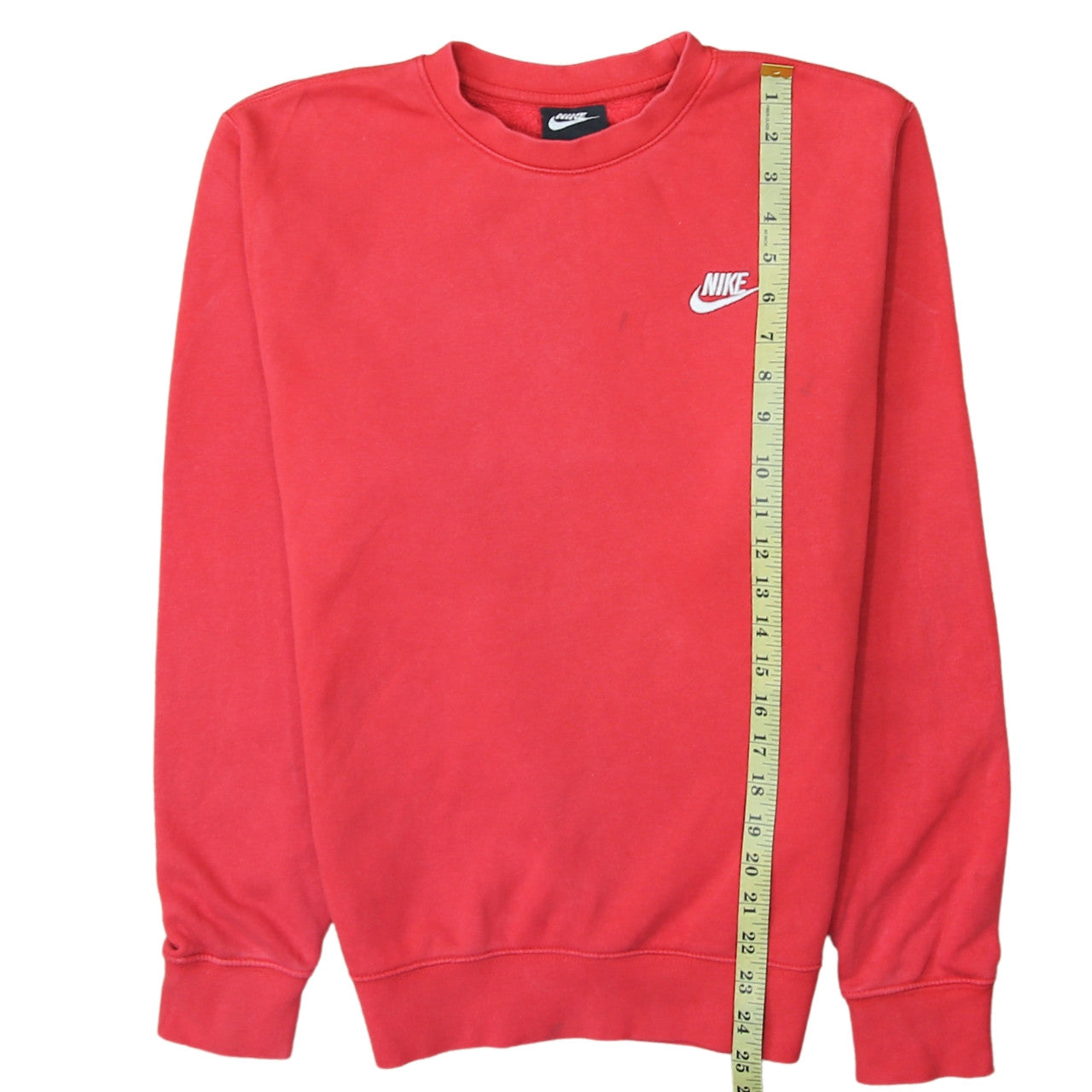Nike Men's Red XS Pullover Crew Neck Fleece Sweatshirt