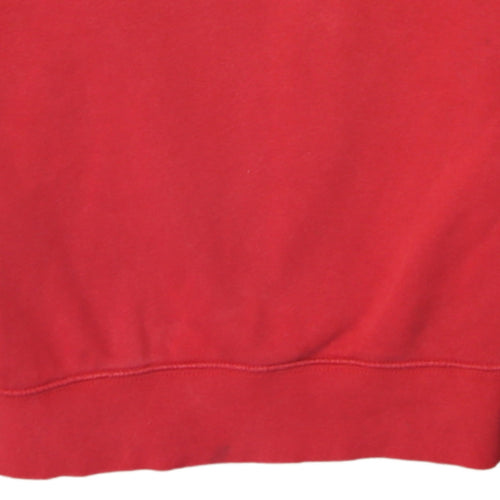 Nike Men's Red XS Pullover Crew Neck Fleece Sweatshirt