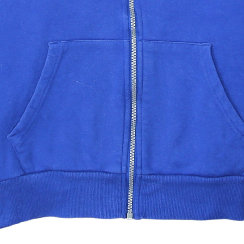 Converse Boys Blue Full Zip Hoodie XL 13-15 Years Cotton Blend Casual