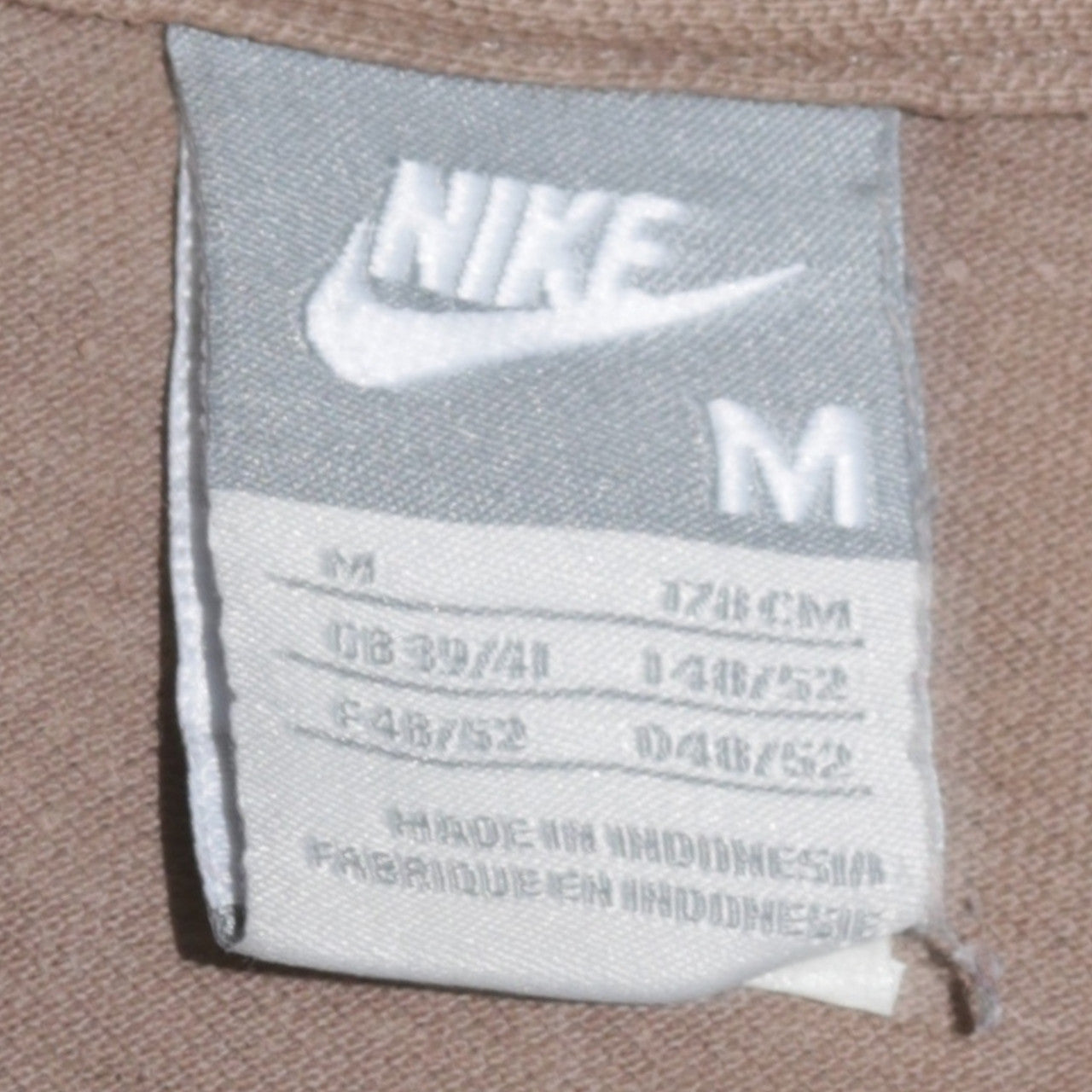 Nike Men's Brown Regular Fit Cotton Polo Shirt Size M