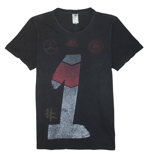 Adidas Men's Black XL Graphic Sports T-Shirt Mercedes-Benz Germany
