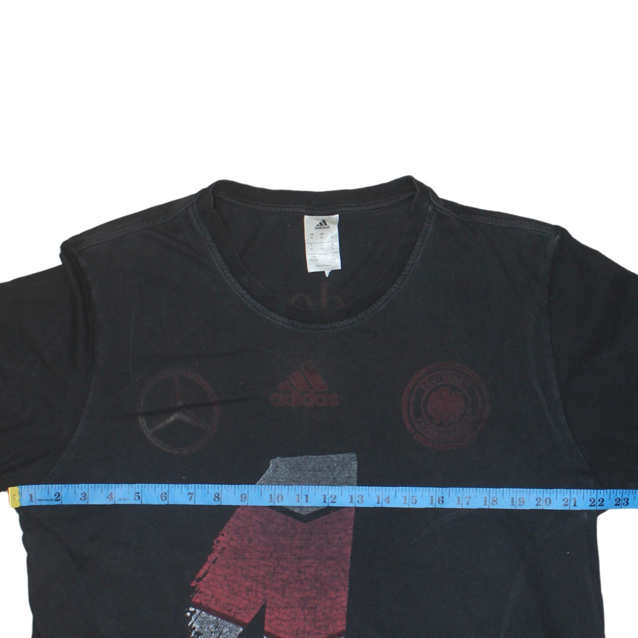 Adidas Men's Black XL Graphic Sports T-Shirt Mercedes-Benz Germany