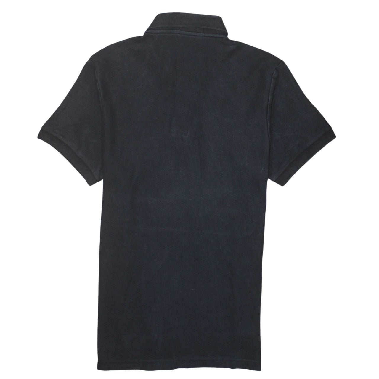 Nike Men's Black Cotton Polo Shirt L Logo Short Sleeve Sports Top