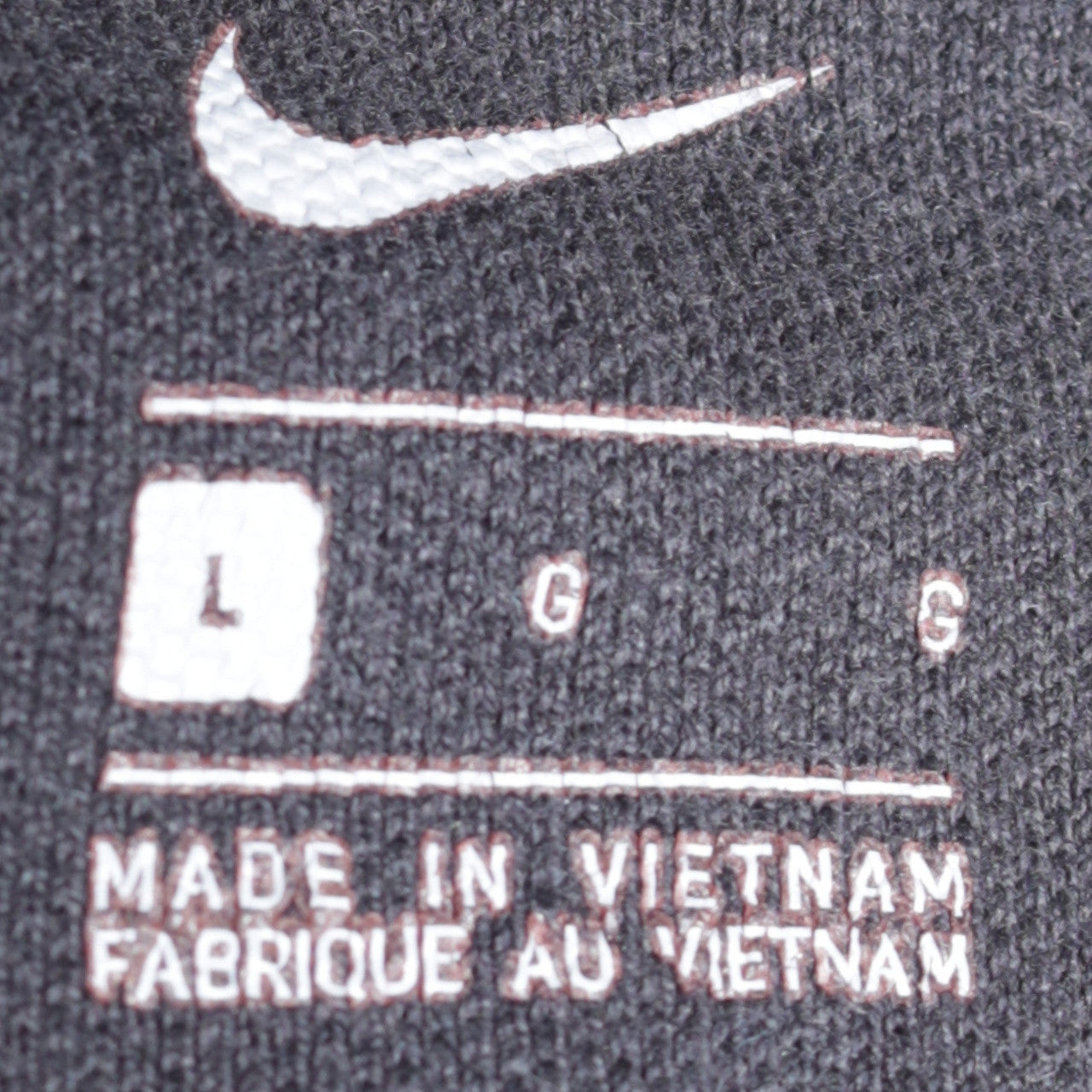 Nike Men's Black Cotton Polo Shirt L Logo Short Sleeve Sports Top