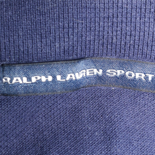 Ralph Lauren Men Blue Long Sleeve Polo Shirt M Cotton Classic Fit