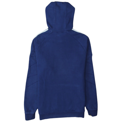Adidas Men's Blue Pullover Hoodie Small Regular Fit Fleece Sportswear