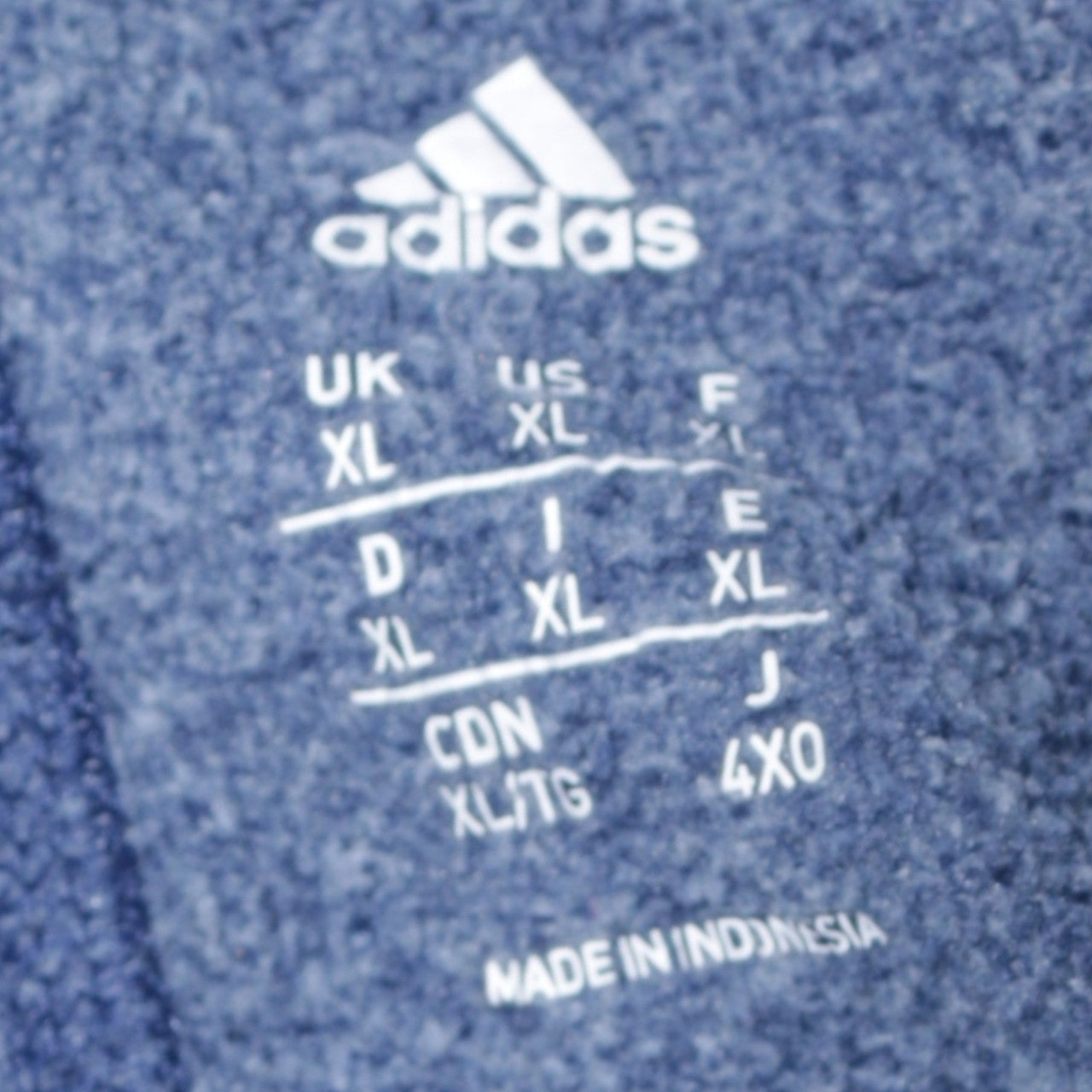 Adidas Men’s Blue XL Pullover Hoodie Lightweight Athletic Top