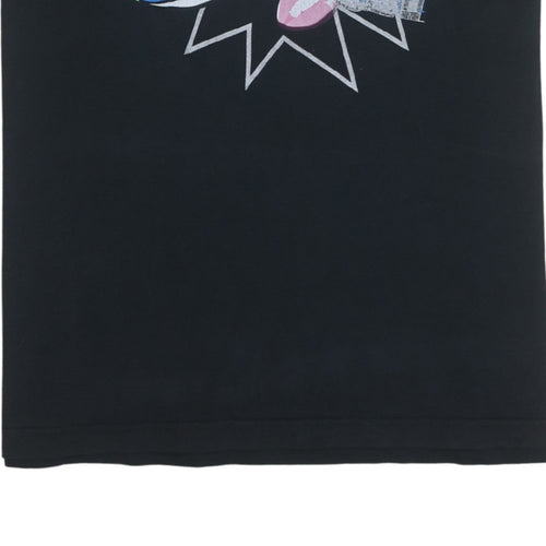 Nike Men's Black Graphic Print T-Shirt Size L Regular Fit
