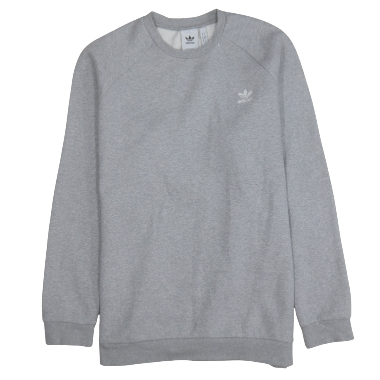 Adidas Men’s Grey XL Crew Neck Pullover Sweatshirt