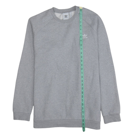 Adidas Men’s Grey XL Crew Neck Pullover Sweatshirt