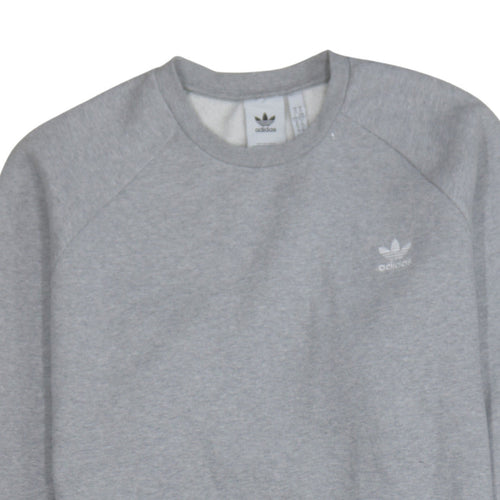 Adidas Men’s Grey XL Crew Neck Pullover Sweatshirt