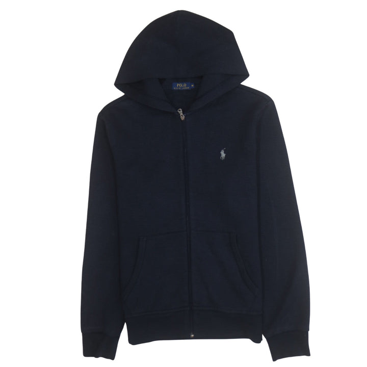 Ralph Lauren Men’s Blue Full Zip Hoodie M Classic Knit Sweatshirt