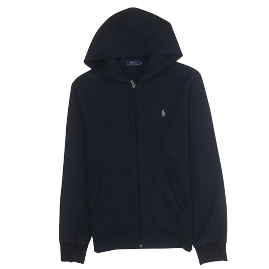 Ralph Lauren Men’s Blue Full Zip Hoodie M Classic Knit Sweatshirt