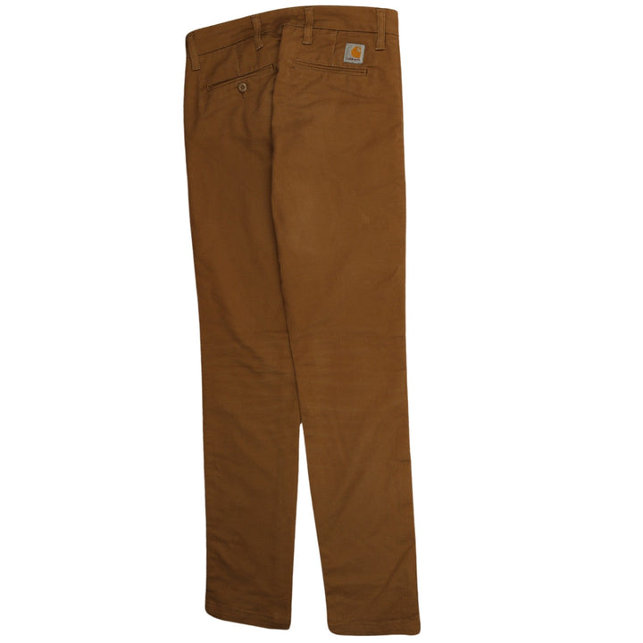 Carhartt WIP Mens Beige 28x32 Straight Fit Cotton Blend Jeans