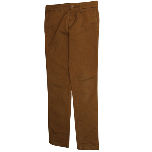 Carhartt WIP Mens Beige 28x32 Straight Fit Cotton Blend Jeans