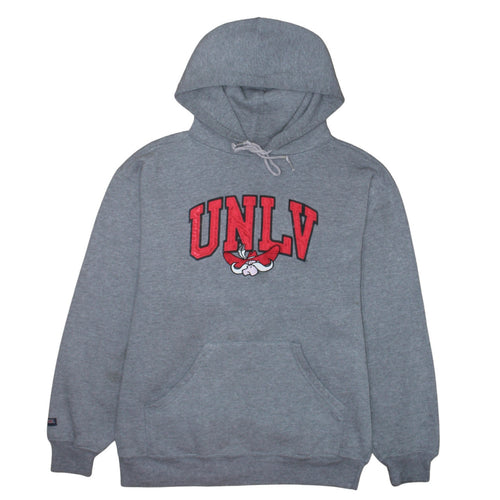 JanSport Men’s Grey UNLV Pullover Hoodie Medium Embroidered Fleece