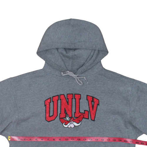 JanSport Men’s Grey UNLV Pullover Hoodie Medium Embroidered Fleece