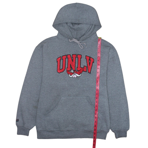 JanSport Men’s Grey UNLV Pullover Hoodie Medium Embroidered Fleece
