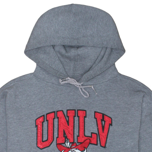 JanSport Men’s Grey UNLV Pullover Hoodie Medium Embroidered Fleece