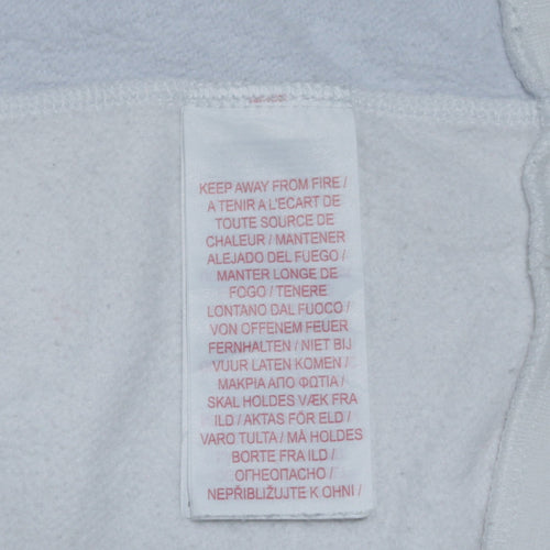 Nike Boys White Yellow Air Logo Crew Neck Sweatshirt XL 158-170cm