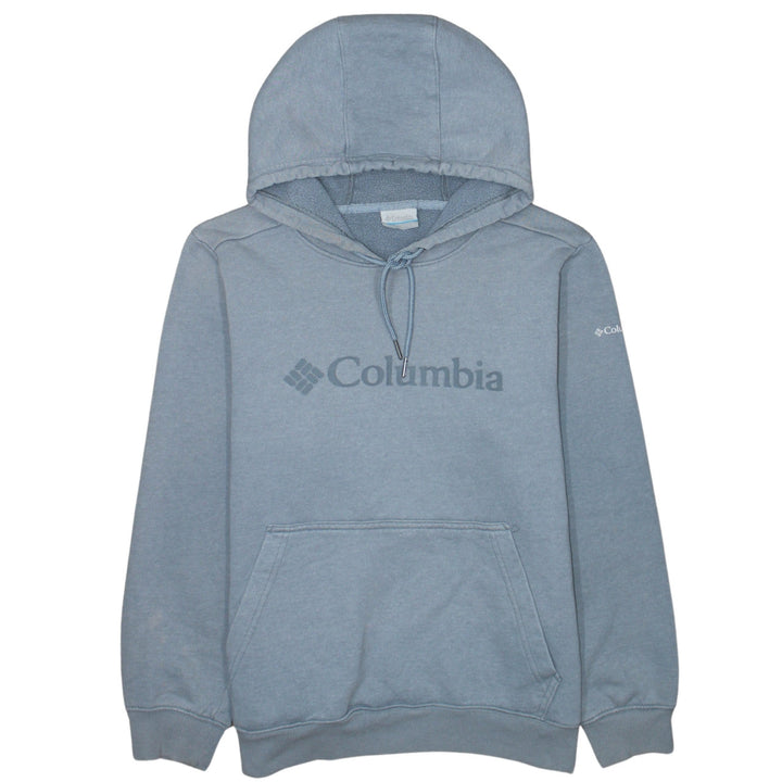 Columbia Women's Blue Pullover Hoodie Size L Cotton Blend Fleece