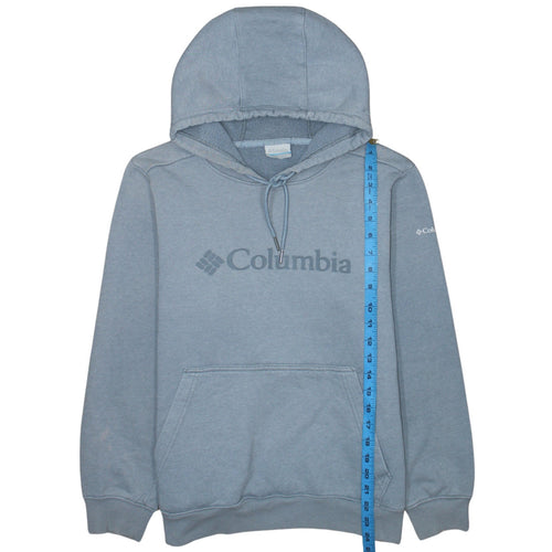 Columbia Women's Blue Pullover Hoodie Size L Cotton Blend Fleece