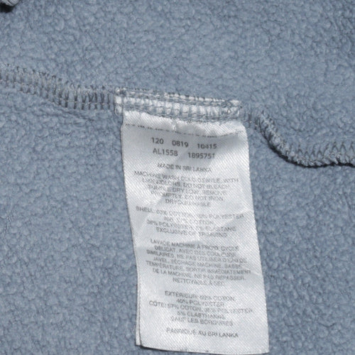 Columbia Women's Blue Pullover Hoodie Size L Cotton Blend Fleece