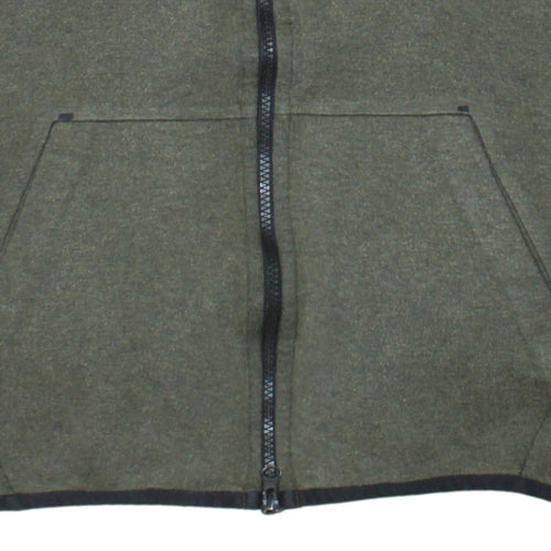 Nike Men's Green Full Zip Hoodie M Regular Fit Sportswear