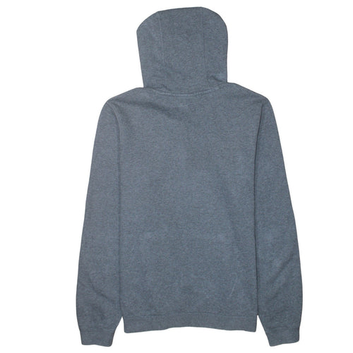 Nike Men's Grey Pullover Hoodie M Sports Logo Fleece Sweatshirt