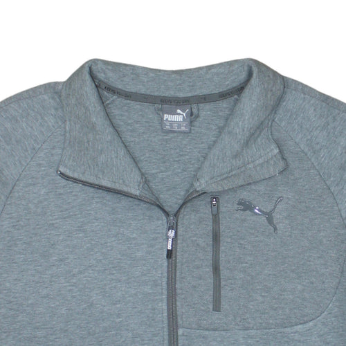 Puma Men's Grey 2XL Full Zip Sweatshirt Jacket