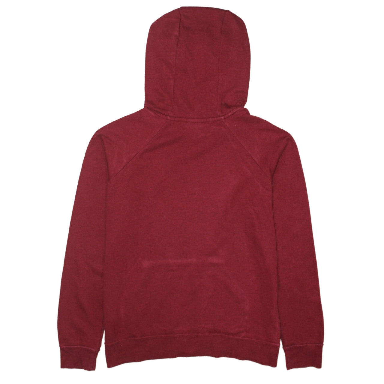 Nike Men's Red Pullover Hoodie Small Logo Graphic Fleece Sweatshirt
