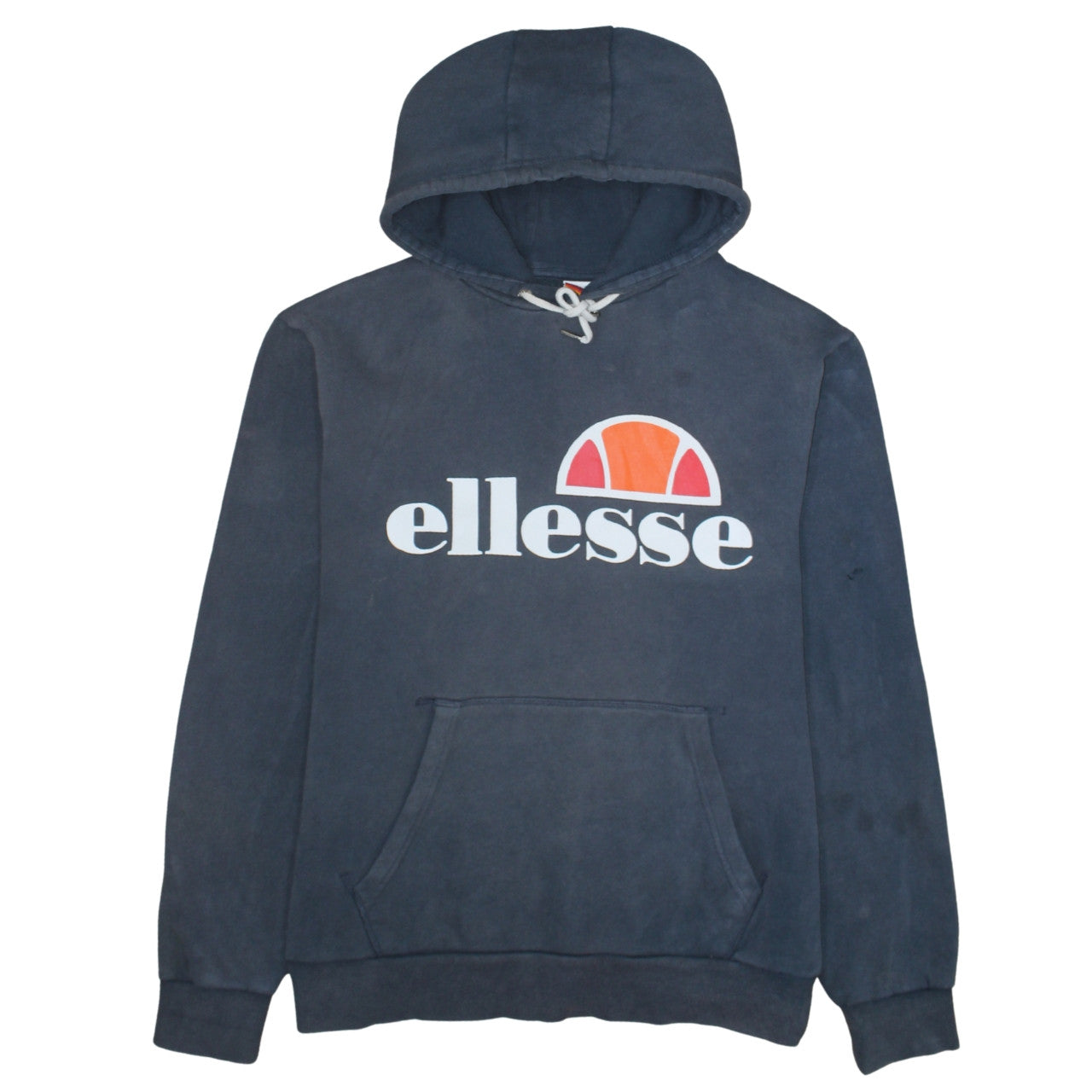 Ellesse Mens Blue XL Pullover Hooded Sweatshirt with Logo