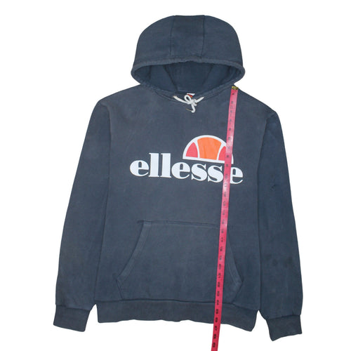 Ellesse Mens Blue XL Pullover Hooded Sweatshirt with Logo