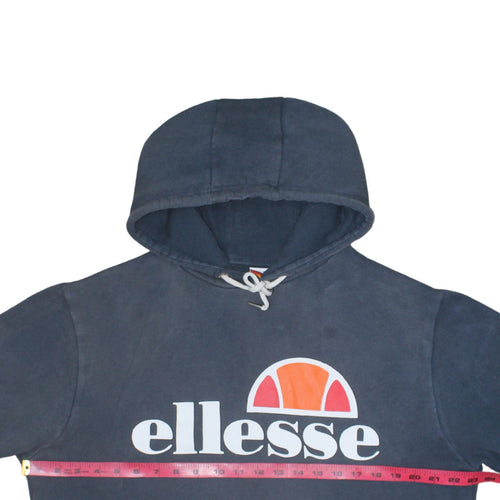 Ellesse Mens Blue XL Pullover Hooded Sweatshirt with Logo