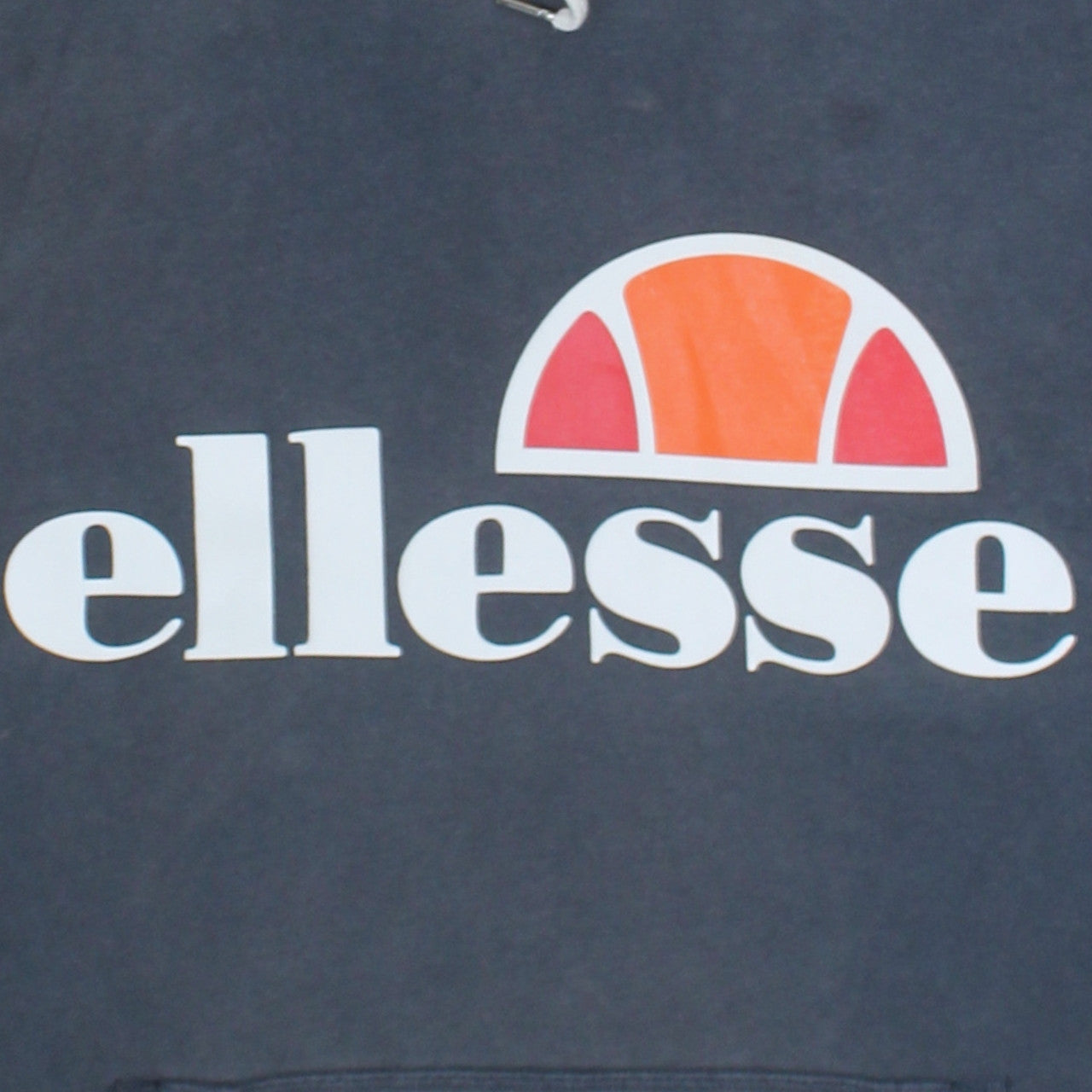 Ellesse Mens Blue XL Pullover Hooded Sweatshirt with Logo