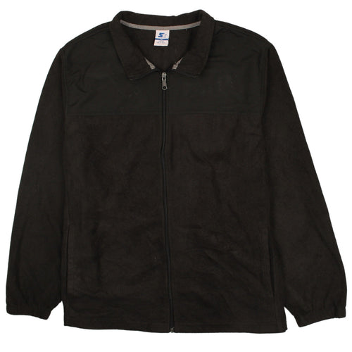 Starter Men's Black 2XL Full Zip Fleece Jacket