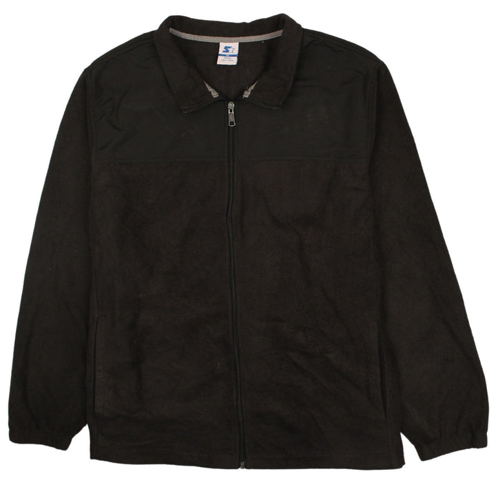 Starter Men's Black 2XL Full Zip Fleece Jacket