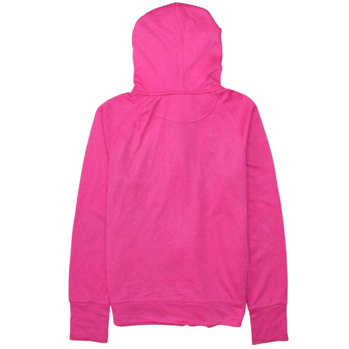 Adidas Women’s Pink Full Zip Hoodie Size Small UK 8-10 Cotton Blend